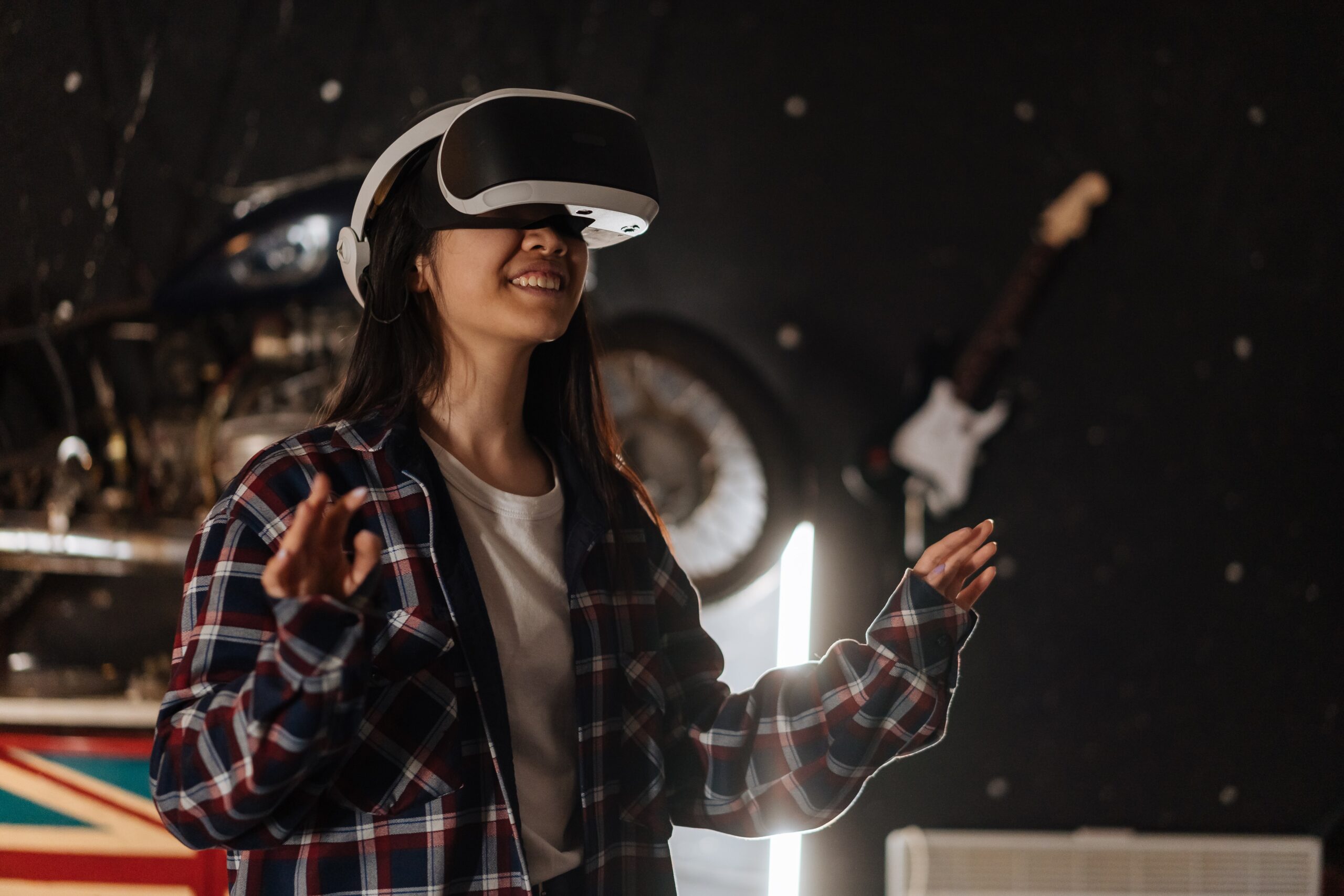 VR Gaming med Oculus Rift S och VR tillbehör som Bobo VR samt Vive trackers